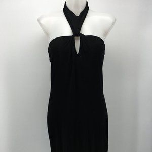 St John Black Maxi Dress Small